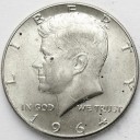 1/2 Dolara Half Dollar SREBRO 1964 Kennedy