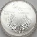 5 Dolarów SREBRO 1974 Kanada Montreal Wieniec nr 1