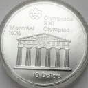 10 Dolarów SREBRO 1974 Kanada Montreal Świątynia 1