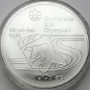 10 Dolarów SREBRO 1975 Kanada Montreal Wioślarstwo