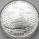 10 Dolarów SREBRO 1976 Kanada Montreal Stadion