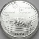 10 Dolarów SREBRO 1976 Kanada Montreal Velodrom