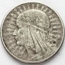 10 zł złotych Głowa kobiety 1932 bez znaku stan 3