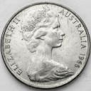 50 centów 1966, Australia, SREBRO