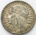 10 zł złotych Głowa kobiety 1932 ze znakiem stan 3