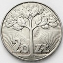 20 zł 1973 Kwitnące Drzewo PRÓBA CuNi stan 1-