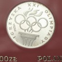 200 zł 1976 Olimpiada Igrzyska XXI PRÓBA Ag s.L/L-