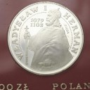 200 zł 1981 Władysław I Herman PRÓBA Ag, stan L
