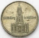 2 Marki 1934 A z datą, data. Wieża Kościół RZADKA