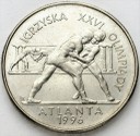 2 zł, złote 1995, Atlanta Zapasy, stan 1-