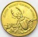 2 zł, złote 1997 Jelonek Rogacz, stan 1-