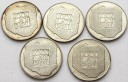 LOT 5 x 200 zł 1974 XXX LAT PRL INWESTYCJA SREBRO