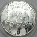 10 zł złotych 2008, 40 rocznica Marca '68, stan L