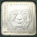 10 zł złotych 2009 Czesław Niemen KWADRAT stan L