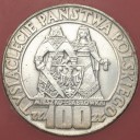 100 zł złotych 1966 Mieszko i Dąbrówka Millenium