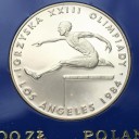 200 zł złotych 1984, Igrzyska Los Angeles, stan L