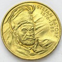 2 zł, złote 1997 Stefan Batory, stan 1-