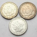 LOT 3x 200 zł 1975 ZWYCIĘSTWO NAD FASZYZMEM SREBRO