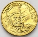 2 zł, złote 1997 Stefan Batory, stan 1-