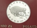 100 zł 1977 Żubr Ochrona Środowiska PRÓBA Ag