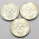 LOT 3 x 200 zł 1976 OLIMPIADA INWESTYCJA SREBRO