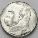 10 zł złotych Józef Piłsudski 1936. Stan 3+