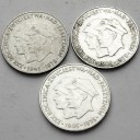 LOT 3x 200 zł 1975 ZWYCIĘSTWO NAD FASZYZMEM SREBRO