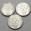 LOT 3 x 200 zł 1976 OLIMPIADA INWESTYCJA SREBRO