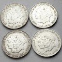 LOT 4x 200 zł 1975 ZWYCIĘSTWO NAD FASZYZMEM SREBRO