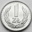 1 zł 1949, jeden złoty 1949, ALUMINIUM, stan 1-/1