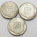 LOT 3 x 200 zł 1974 XXX LAT PRL INWESTYCJA SREBRO