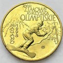 2 zł, złote 1998 Zimowe Igrzyska Nagano stan 1-