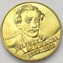 2 zł, złote 1999 Juliusz Słowacki, stan 1-