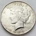1 Dolar One Dollar dolar 1923 Peace USA