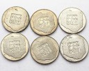 LOT 6 x 200 zł 1974 XXX LAT PRL INWESTYCJA SREBRO