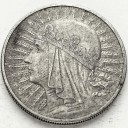 10 zł złotych Głowa kobiety 1932 bez znaku stan 3