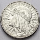 10 zł złotych Głowa kobiety 1932 bez znaku stan 2+