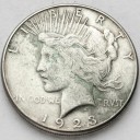 1 Dolar One Dollar dolar 1923 S Peace USA
