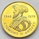 2 zł, złote 1996 Zygmunt II August stan 1