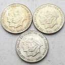 LOT 3x 200 zł 1975 ZWYCIĘSTWO NAD FASZYZMEM SREBRO
