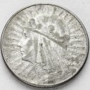 10 zł złotych Głowa kobiety 1932 bez znaku stan 3+