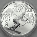 10 zł złotych 1998 Nagano Igrzyska Olimpijskie s.L