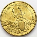 2 zł, złote 1997 Jelonek Rogacz, stan 2