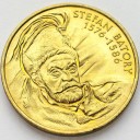 2 zł, złote 1997 Stefan Batory, stan 1-/1