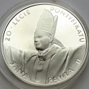 10 zł, złotych 1998, Jan Paweł II 20-l Pontyfikatu