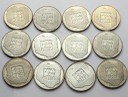 LOT 12 x 200 zł 1974 XXX LAT PRL INWESTYCJA SREBRO