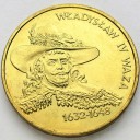 2 zł, złote 1999 Władysław IV Waza, stan 1/1-