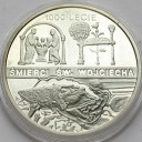 10 zł, złotych 1997, Św. Wojciech 1000 roczn. s.L-