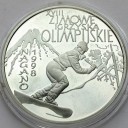 10 zł złotych 1998 Nagano Igrzyska Olimpijskie sL-