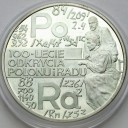 20 zł złotych 1998 Skłodowska Polon i Rad stan L-